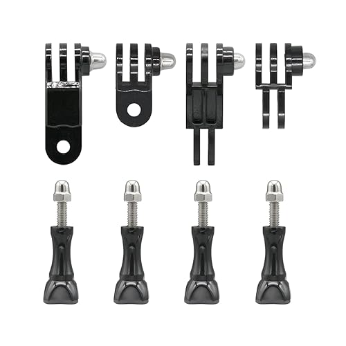 3-Way Adjustable Extension Pivot Arm Straight Joints Adapter Mount Kit for GoPro Hero13, 12, 11, 10, 9, 8, 7, 6, 5, 4, 3+, 3, Same Direction