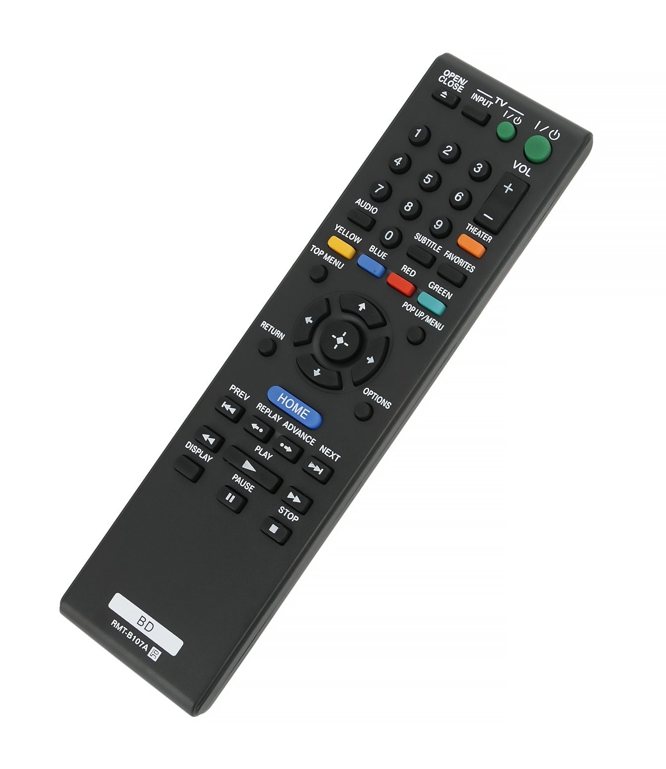 New Remote Control RMT-B107A fits for SONY BLU-RAY DISC PLAYER BDP-S270/WM BDP-S370 BDP-S470 BDP-S570 BDP-BX37 BDP-BX57 BDP-S270 BDP-S570/WM RMTB107A