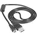 Replacement Camera UC-E4 USB Charging Cable Photo Transfer Cord Compatible with Canon EOS 10D 20D 30D 300D 350D 40D 400D 450D 5D2 5D3 500D 6D 60D 600D