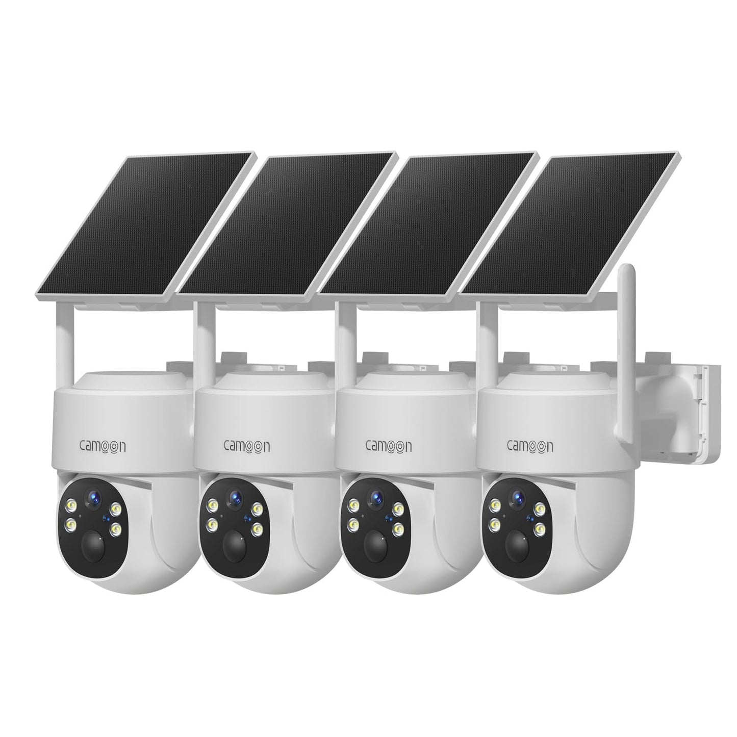 2K Solar Security Cameras Wireless Outdoor, 5/2.4Ghz WiFi Cameras for Home Security, Color Night Vision, Human Detection, Two-Way Audio, SD/Cloud