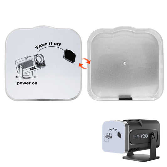 HY320 Projector Lens Protector Cover | Dustproof & Anti-Scratch Protection | Easy Install & Case-Friendly Design | Projector Accessories