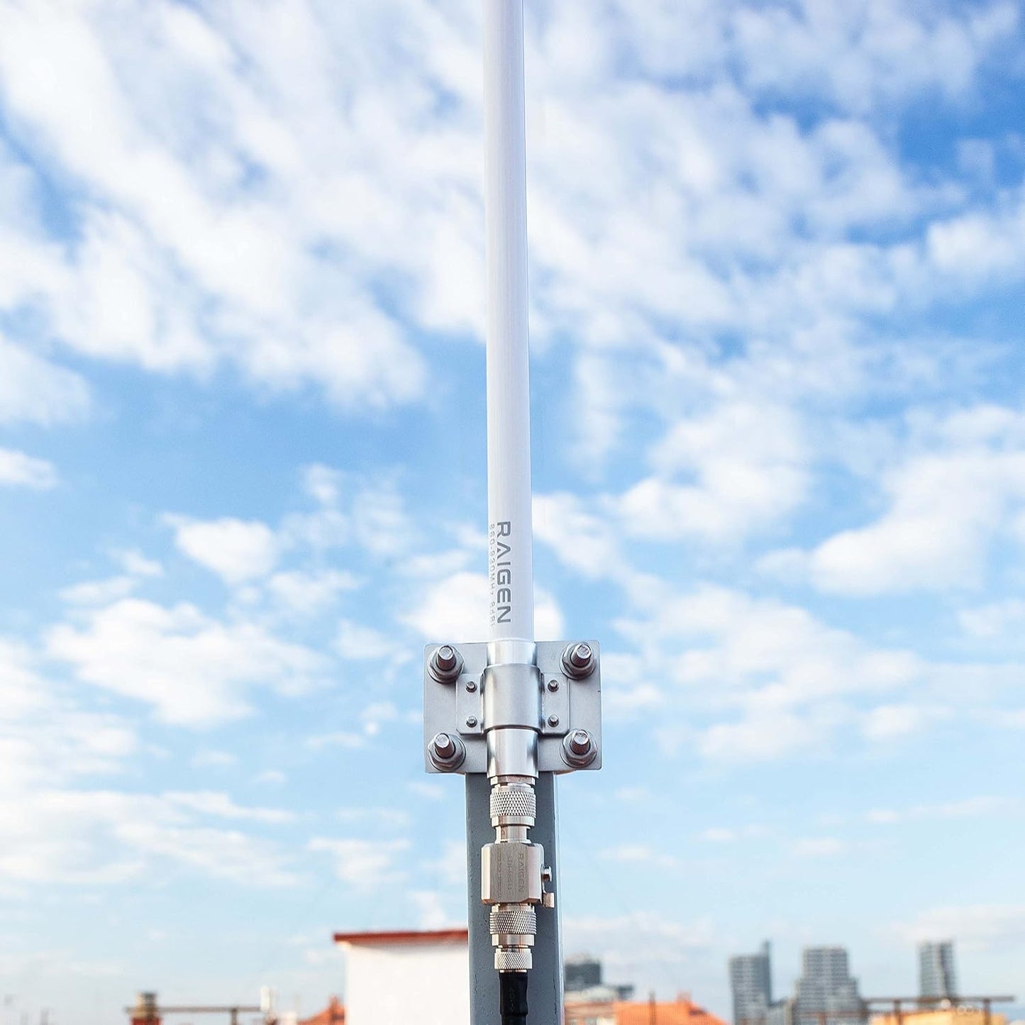 Helium Antenna Mast Mount for Pole Mounting Fixed U-Bolt Clamp Hardware Bracket Outdoor Roof Lora Hotspot Mining RAK Bobcat Nebra Sensecap Synchrobit