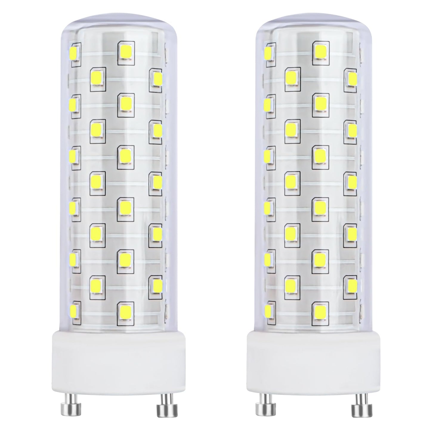 Makergroup GU24 LED Light Bulb Daylight Bright White 5000K-6000K High Brightness for Bathroom Ceiling Fan 13W 18W 23W T2 Spiral CFL Light Replacement