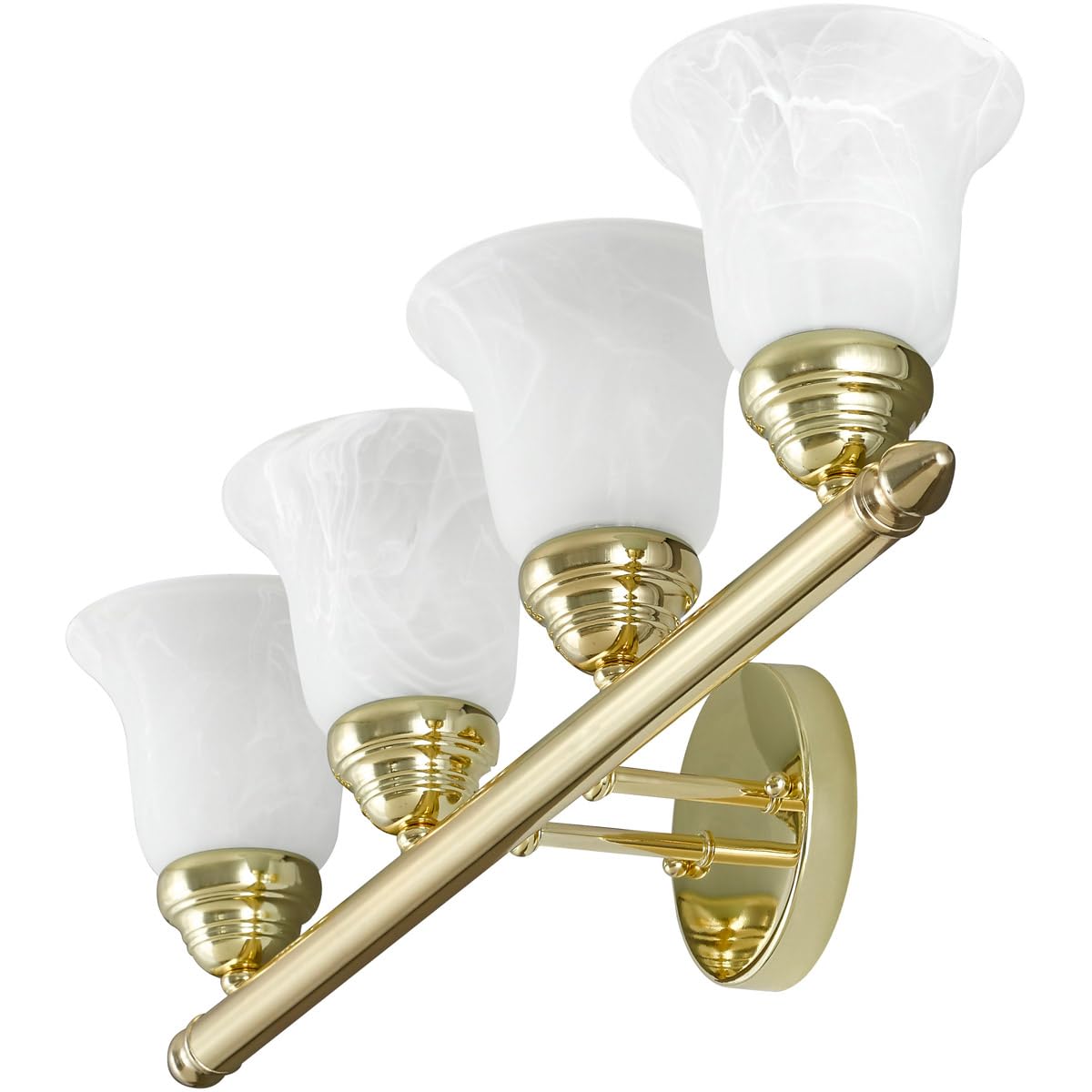 Livex Lighting 1064-02 Neptune 4 Polished Brass Bath Light
