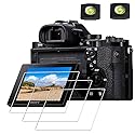 ULBTER A1 Screen Protector for Sony Alpha 1 / A1 Camera & Hot Shoe Cover 0.3mm 9H Hardness Tempered Glass Anti-Scrach Anti-Fingerprint Anti-Bubble