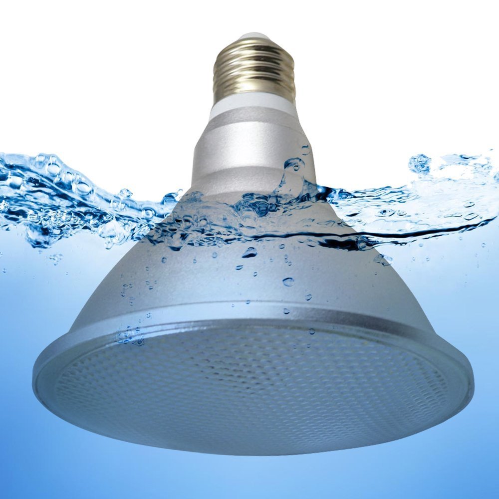 Familite PAR38 LED Floodlight Bulb, 30W Color Changing Light Bulb, Remote Controlled RGB Landscape Light, Dimmable E27 Based Waterproof Lawn Lamp