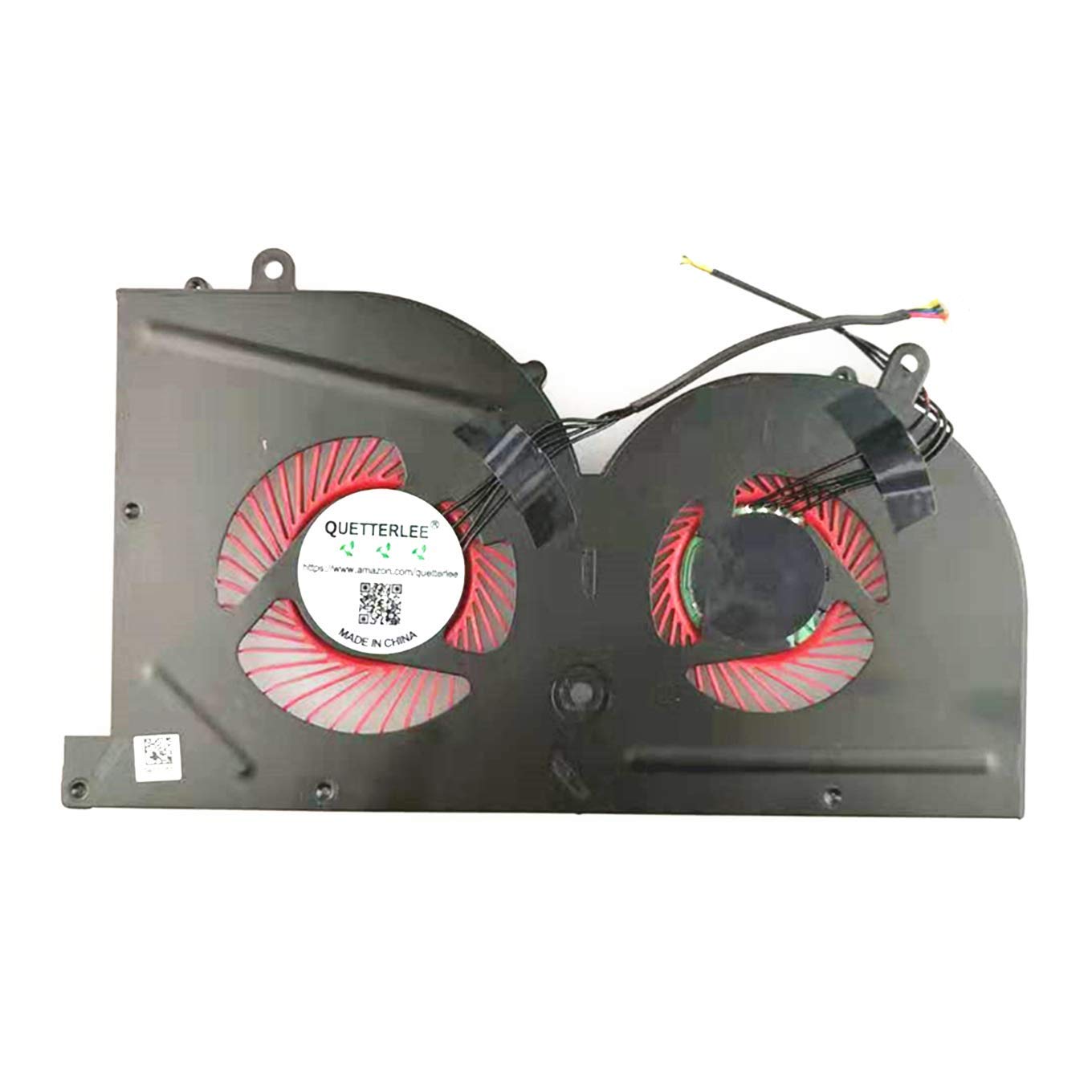 QUETTERLEE Replacement New Laptop GPU Cooling Fan for MSI GS63 GS63VR GS73 GS73VR GS62 GS72 MS-17B1 MS-17B2 MS-16K2 MS-16K3 MS-16K4 MS-16K5 Stealth