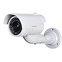 VideoSecu Dummy Fake Imitation Bullet Security Camera Simulated Decoy Infrared IR LED with Blinking Light DMYIRV2 M4V