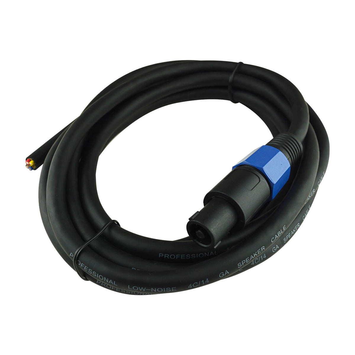 Installation Solution - 12Ft 4-Wire Speak-On Cable (XSPK-214-BL12)