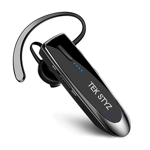 Bluetooth 5.3 Headset Compatible with Google Pixel 6 Wireless Earpiece, IPX5 Waterproof, Dual Microphones, Noise Reduction, 60 Days Standby + 22Hrs…