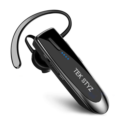 Bluetooth 5.3 Headset Compatible with Motorola One Fusion+ Wireless Earpiece, IPX5 Waterproof, Dual Microphones, Noise Reduction, 60 Days Standby +