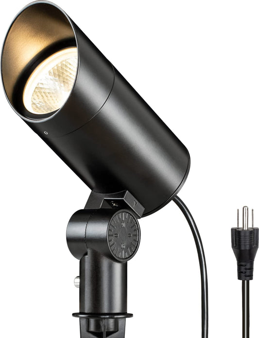 SUNVIE 30W Outdoor LED Spotlight 120V Waterproof Landscape Spotlights 3000LM Ultra Bright Spot Lights Outdoor 3000K Warm White Landscape Lights with 6