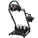 CXRCY Racing Wheel Stand Height Adjustable & Foldable Steering Wheel Stand Compatible with Logitech G920 G29 G27 G25 Gaming Cockpit (Wheel and Pedals