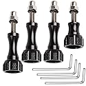 VIZEMO Aluminum Thumbscrew for Aluminum Thumbscrew Set + Wrench for Gopro Hero 11, 10, 9, 8, 7, 6, 5, 4, 3, Gopro Session, AKASO Campark and Other