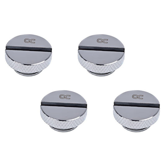 Alphacool Eiszapfen G1/4" Plug, Chrome, 4-Pack