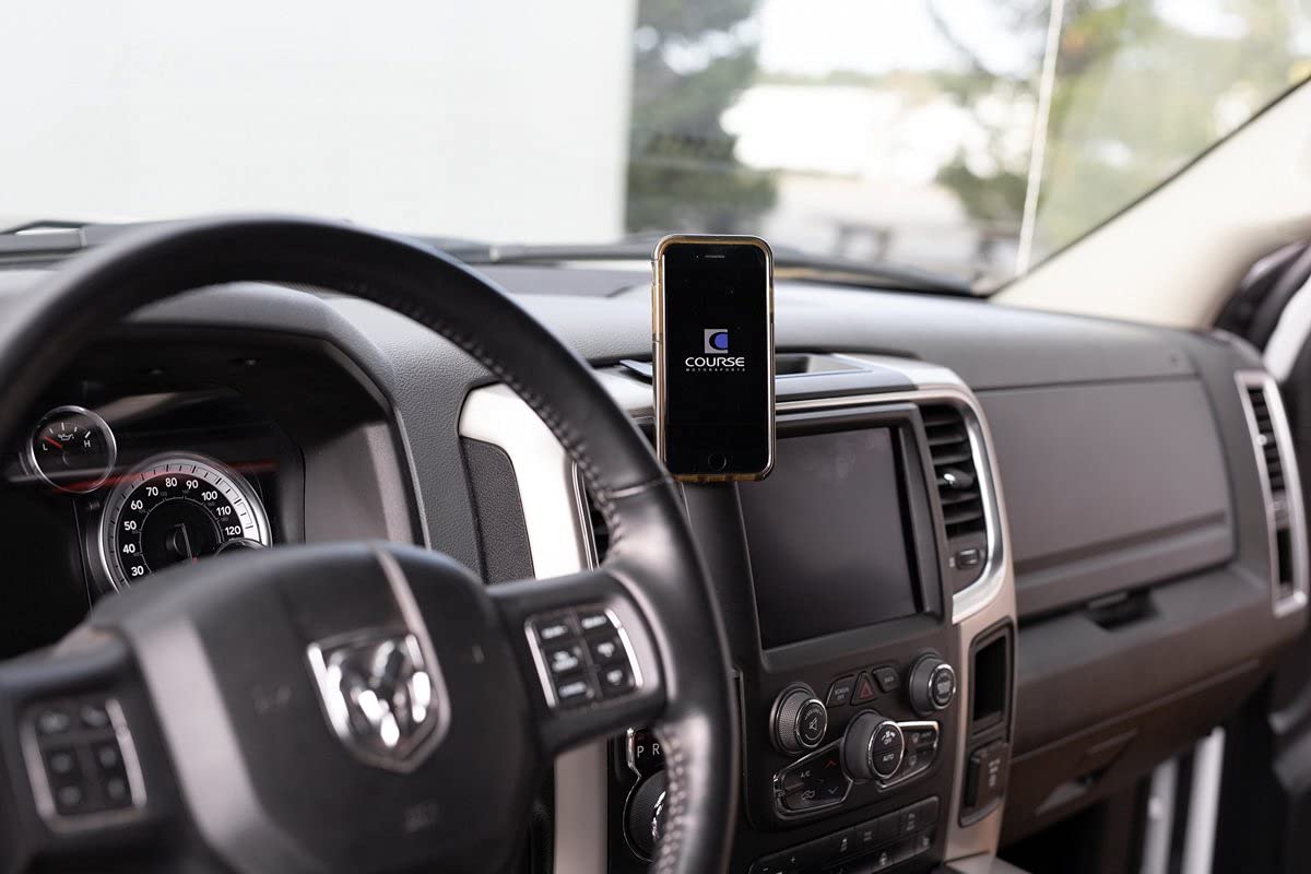 DirectFit Phone Mount Automatic Gripping Wireless Charging Head and Car Phone Holder for Dodge Ram (Classic Body) - 1500/2500/3500/4500/5500