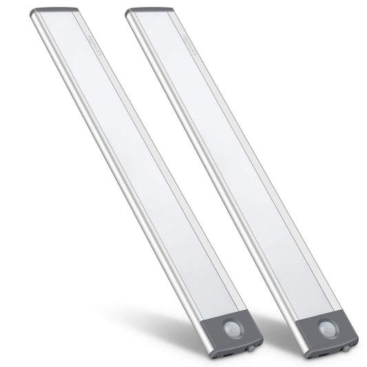 LED Motion Sensor Light,Under Counter Lighting, Wireless USB Rechargeable Kitchen Night Lights,Battery Powered Operated Light,54-LED Light