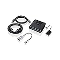 IOGEAR 4x2 USB 3.0 Peripheral Sharing Switch with USB-C Adapter, GUS432CA1KIT
