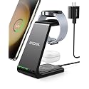 Intoval Wireless Charger,Wireless Charging Station for Samsung Galaxy Phone/Watch/Buds,fit for Galaxy S25/S24/S23/S22,Note20/10/Z Fold/FLI,Watch