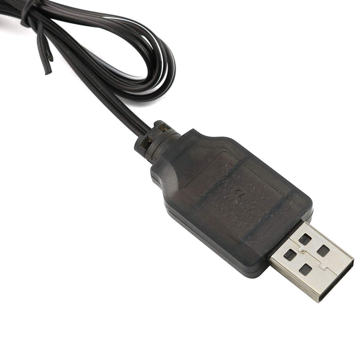 E-outstanding USB Power Charger Cable 7.2V 250mA Output USB Charging Charger Cable with SM 2P Plug for Ni-Cd Ni-MH Battery