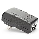 Plusource Networks Universal 48v Wall Plug POE Injector for Most Cisco / Polycom / Aastra Phones