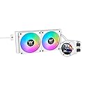 Thermaltake TH240 V2 Ultra EX ARGB AIO Cooler/Snow/Water Block 2.1" LCD/Fan 120 * 2/Magnetic Quick Connection/MB ARGB Sync Control/LCD Software