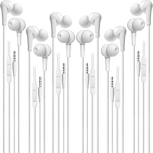 TOUNYSNG Earbuds Wired [Clear Call], [MFi Certified] 3.5mm Headphones with Microphone Volume Control HiFi Stereo Ear Buds…