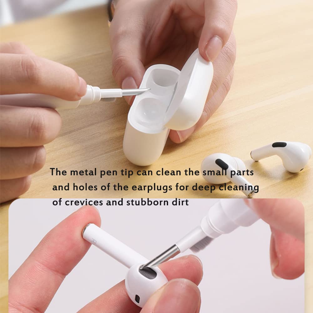 Cleaner Kit for Airpods,Earbuds Cleaning kit for Airpods Pro 1 2 3, Multi-Function Cleaning Tool with Brush for Wireless Earphones Bluetooth