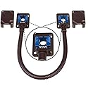 SECO-LARM SD-969-T15Q/B Armored Door Cord/Pre-Wired Terminal Blocks and Removable Covers, Bronze, Designed to Carry Wiring to Conduct Power