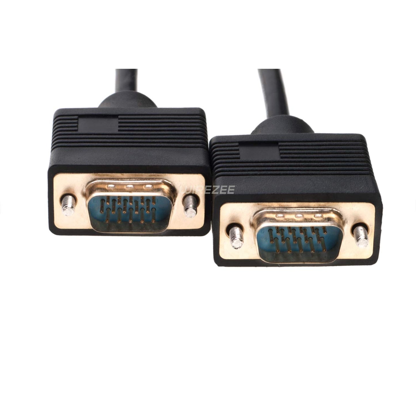 VGA Cable SVGA Super Video Cord Male 15 PIN Wire Monitor 3ft, 6ft,10ft, 15ft, 25ft, 30ft, 50ft, 100ft (15FT)