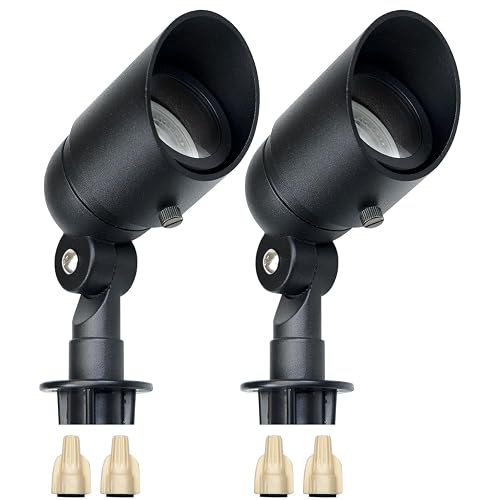 Lumina Lighting® 4W Landscape Lighting 12V Landscape Lights Low Voltage Landscape Spotlights Warm White Waterproof Outdoor Replaceable LED Bulb