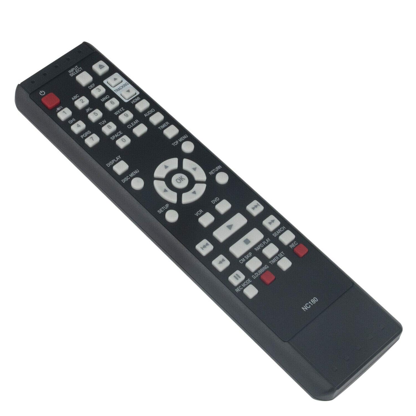 New - NC180 NC180UH Remote Control for Funai DVD Player DVDR/VCR ZV427FX4A ZV427FX4