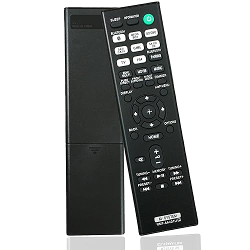 Replacement Remote Control RMT-AA401U Compatible for Sony AV Multi Channel Receiver Home Theater AV Receiver STR-DH590 STR-DH790 149337011