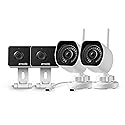 Zmodo Cameras for Home Security (Indoor & Outdoor Camera Bundle), 1080p HD, IP Camera Wireless WiFi, Motion Detection, Two-Way Talk, Night Vision