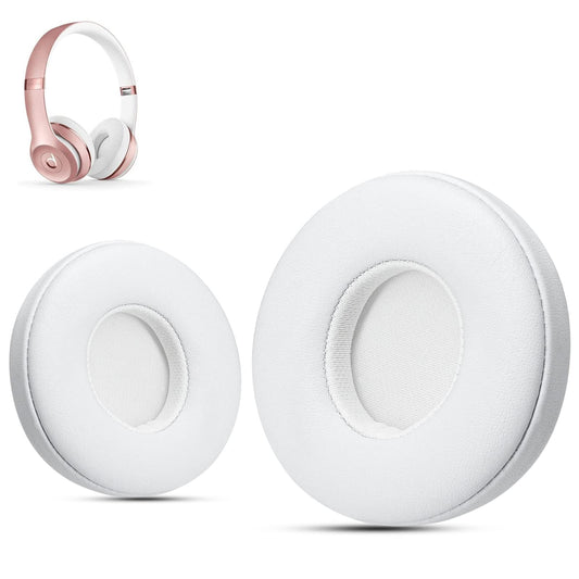 Krone Kalpasmos Earpad Replacement for Beats Solo 2 & 3 Wireless/Wired Headphone, Ear Cushion Premium Protein Leather Memory Foam with Kits, Superb