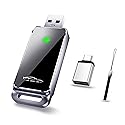 vnilrgle Wireless CarPlay Adapter 2024 Upgrade, Plug and Play, No Latency, Converts Factory Wired to Wireless, Compatible with iPhone 6+ and 2015+
