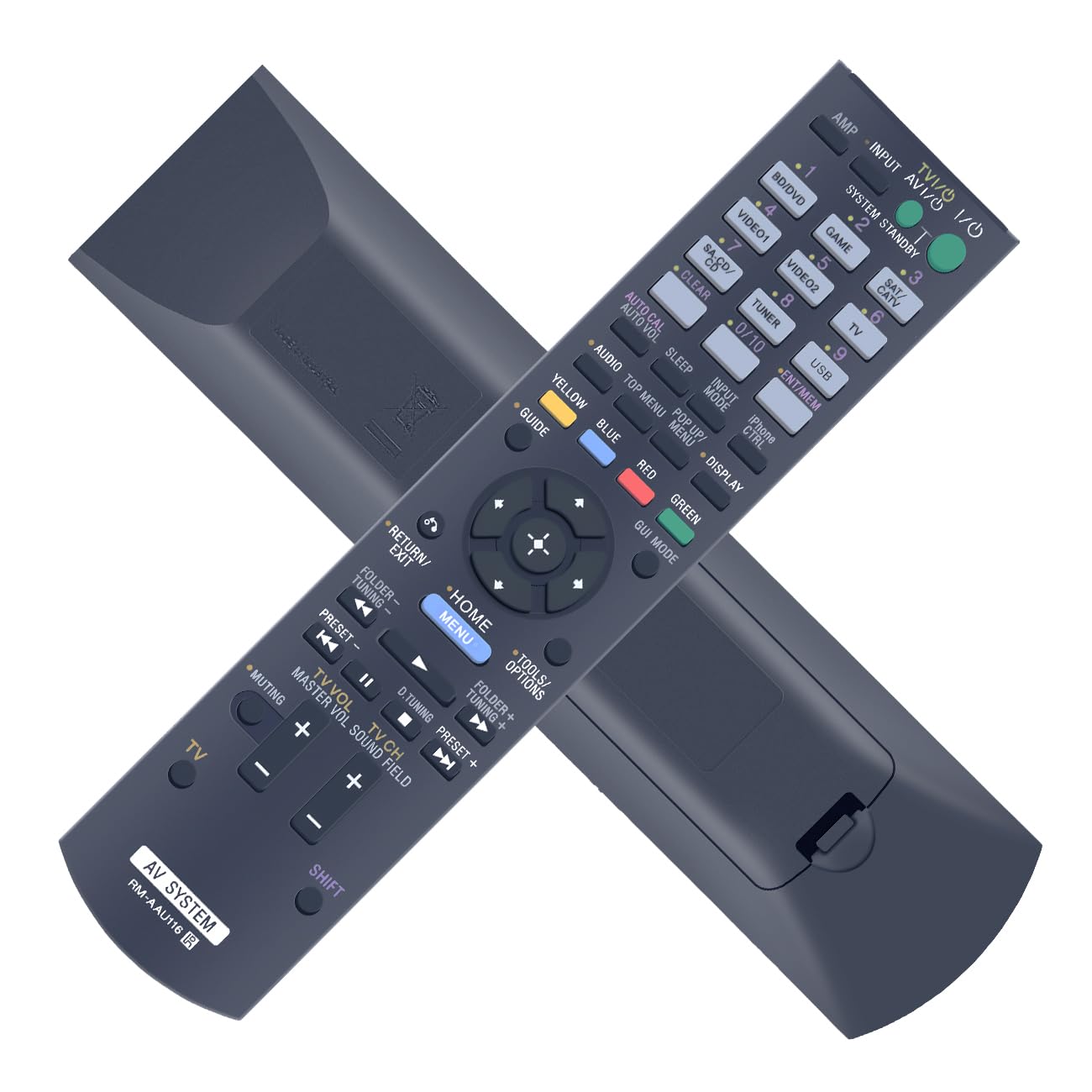 RM-AAU106 Replacement Remote Control for Sony AV Receiver Home Theater System STR-DH720 STRDH730 STR-DH720HP STR-DH730 1-489-345-11 STR-DH830