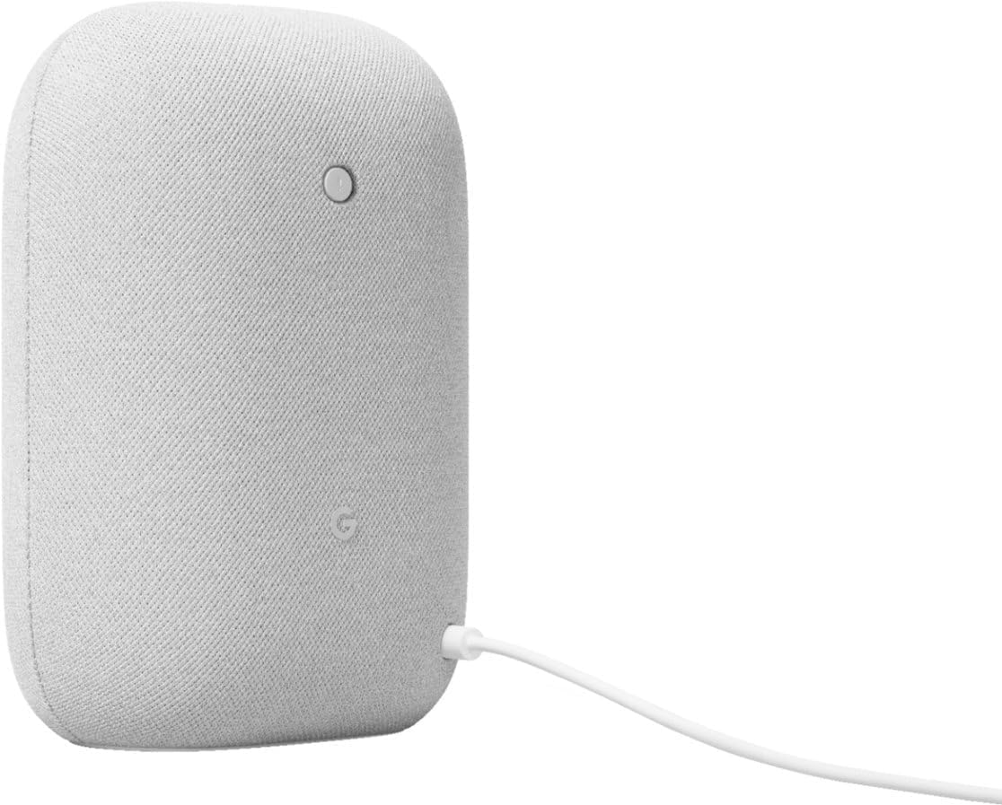 Google Audio Bluetooth Speaker - Wireless Music Streaming, Powerful Sound, Assistant Built-in, Wi-Fi and Bluetooth Connectivity, Smart Home Control