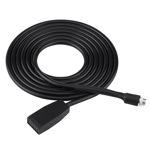 Keenso E46 Aux Cable, 3.5mm Female Jack Aux Cable for 325i Coupe Sedan 320i 320ci 320cic 323i 323ci 325i 325ci 325cic 328i 328ci 328cic