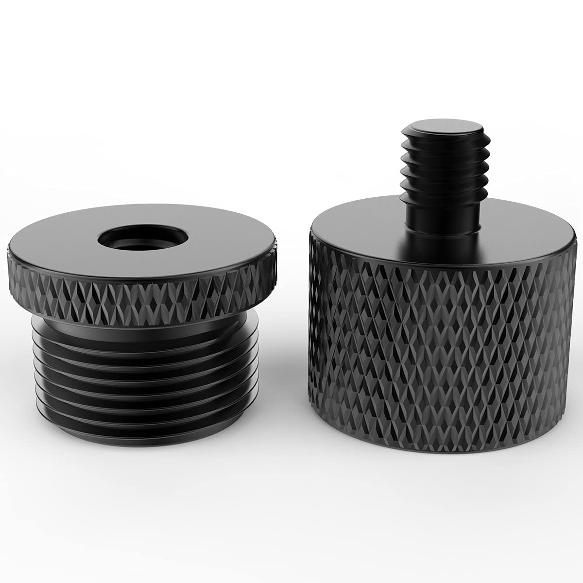 Donuts Mic Stand Adapter 5/8 to 1/4 and 1/4 to 5/8 Screw Thread Adapter Microphone to Tripod Adapter