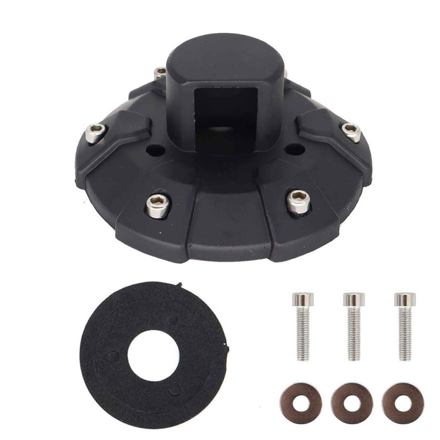 Car Antenna Base Cover Aerials Bottom Protector for Jeep Wrangler JK JL JLU JT Rubicon Sahara Sport 2007-2021 Car Accessories