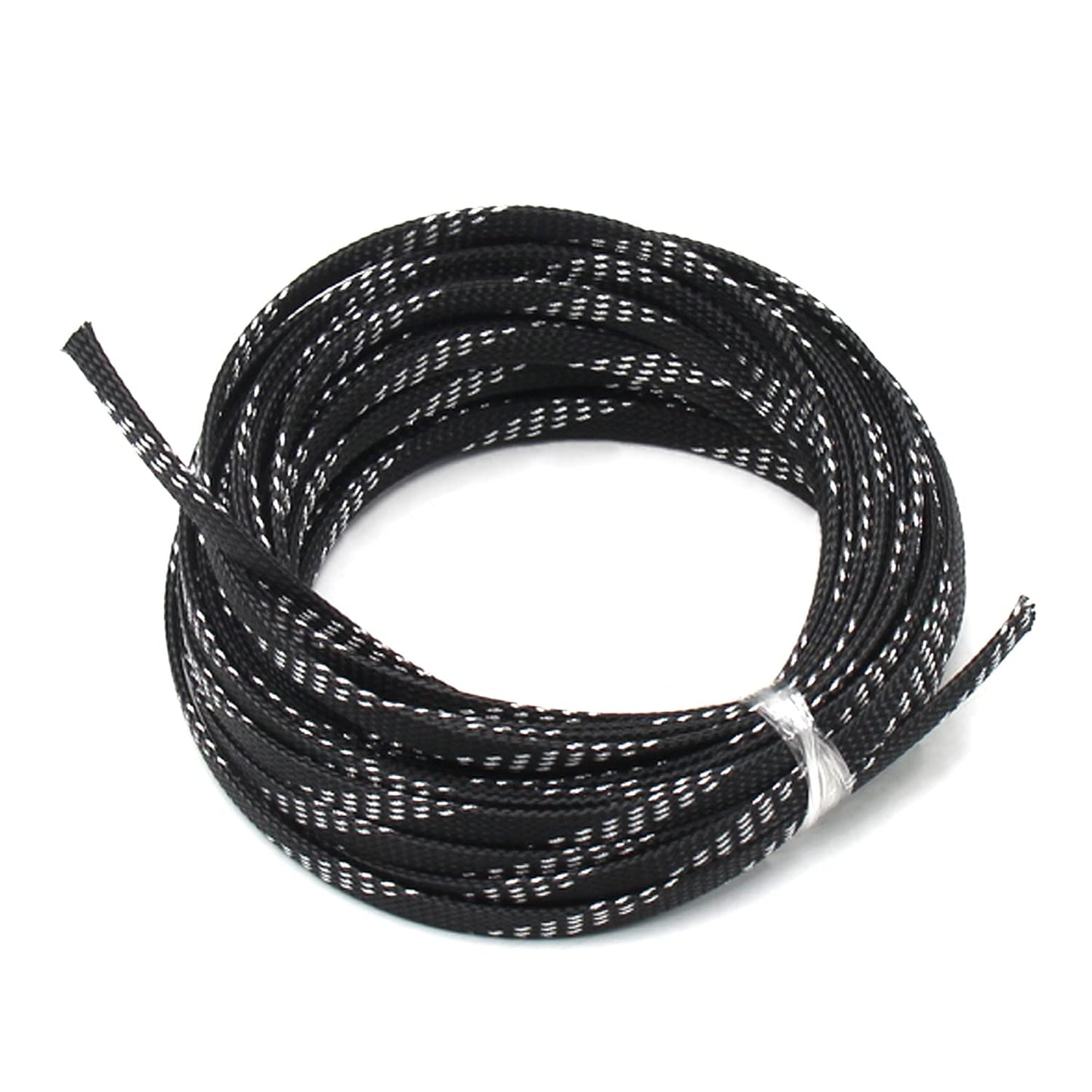 Othmro 10m/32.8ft PET Flexible Expandable Braided Cable Sleeve 0.31inch Width Wire Loom Sleeving and Organizer Flexible Wire Mesh Sleeve for TV Audio