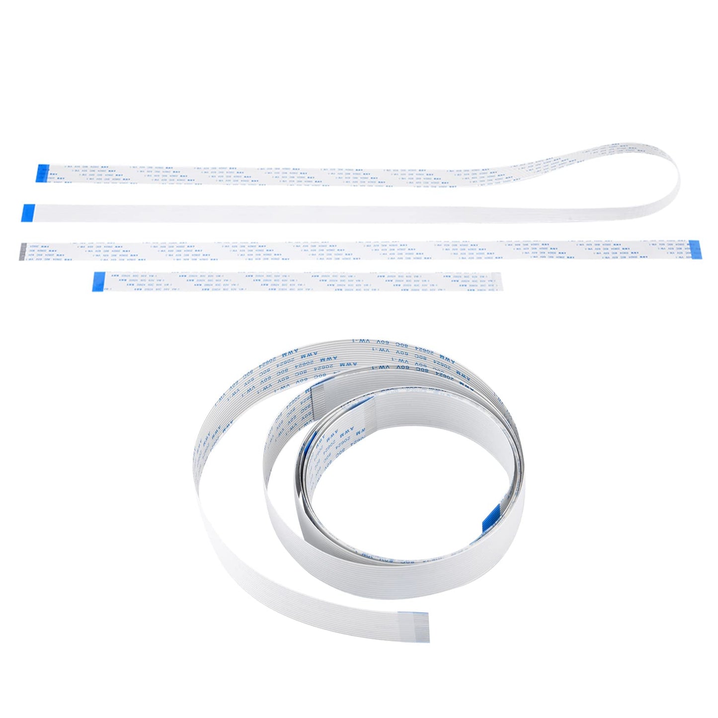 Acogedor 3Pcs 15Pin 30cm/50cm/100cm FFC Cable Extender, FFC Ribbon Flexible Flat Cable for Camera