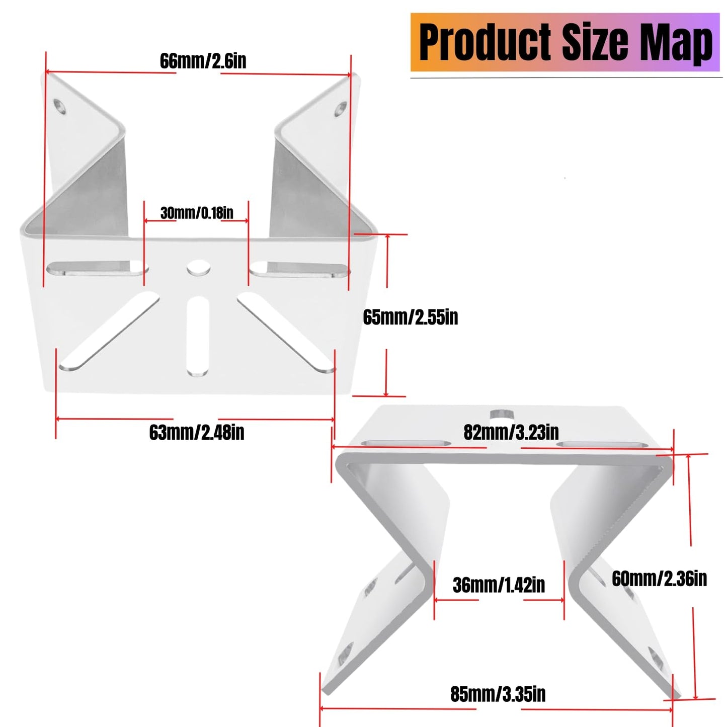 CTXSumTec Heavy-Duty Corner Security Camera Bracket - Weatherproof White Metal Mount for Outdoor Surveillance Systems | Compatible with Exterior