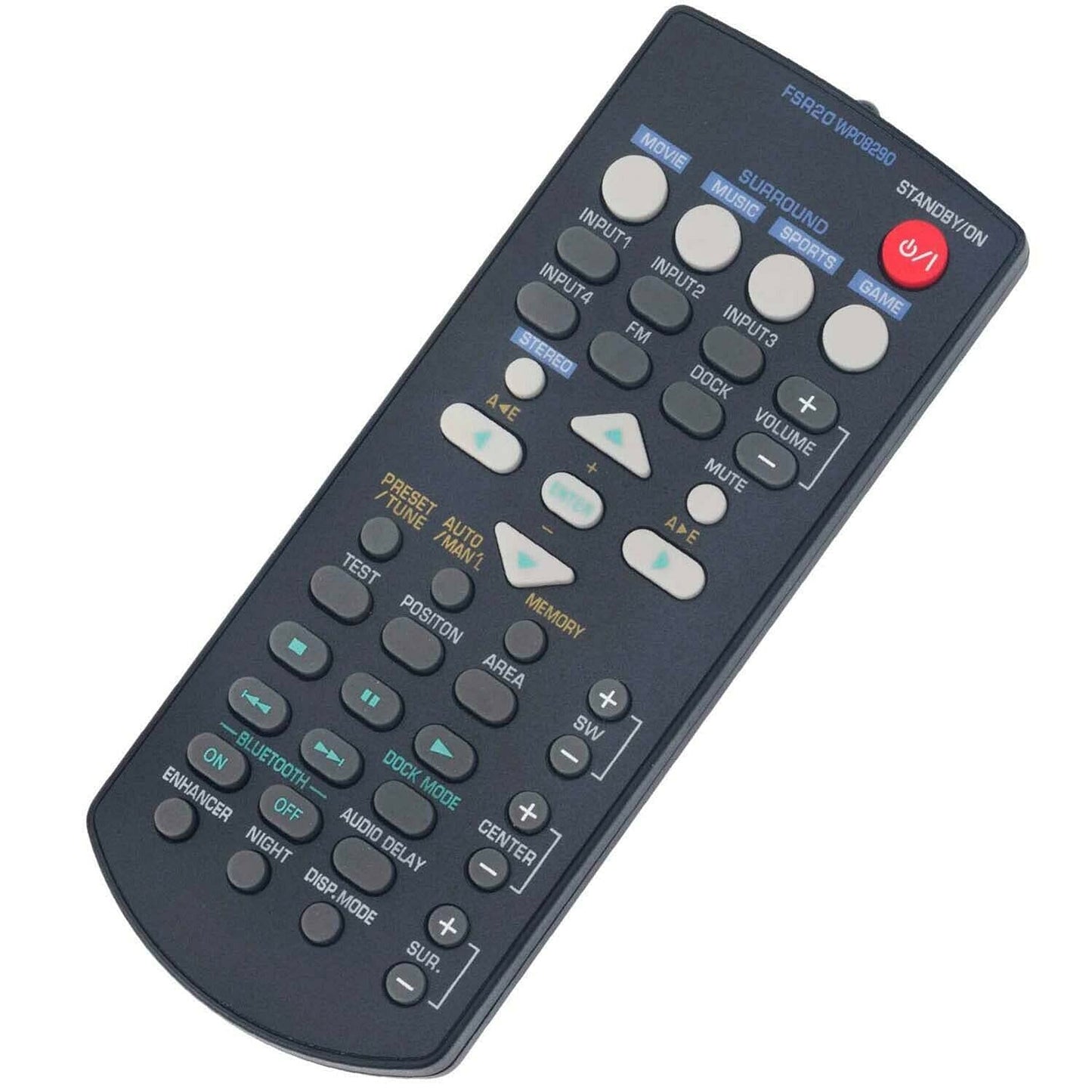 New FSR20 WP08290 Replace Remote Control for Yamaha Soundbar YAS-81 YAS-71 YAS-81CU YAS-71CU