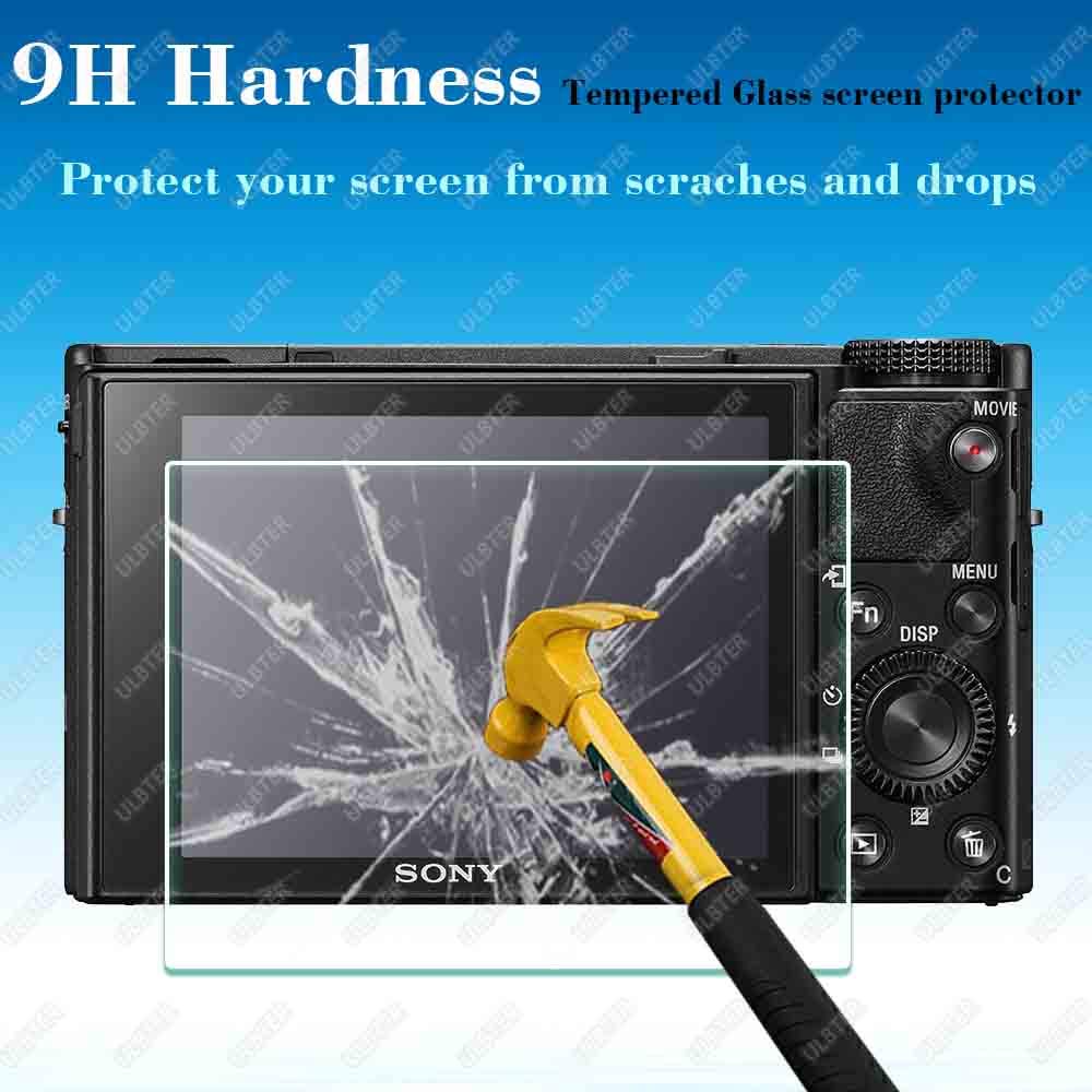 Screen Protector for Sony RX100 VI RX100 V RX100 IV RX100 III RX100 II RX100 I Digital Camera, ULBTER 0.3mm 9H Hardness Tempered Glass Saver