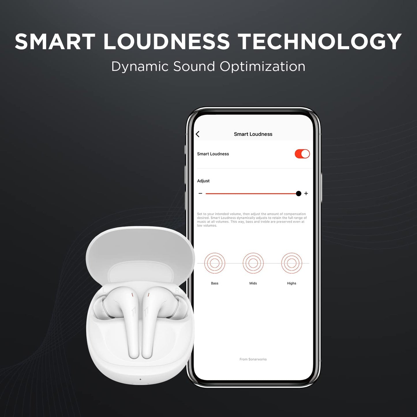 1MORE Aero Wireless Earbuds with Spatial Audio on Any Device, 42dB Adaptive Active Noise Cancellation, 10mm Driver, Customizable EQs, 6 Mics…