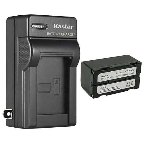 Kastar 1-Pack Battery and AC Wall Charger Replacement for Hitachi VM-BPL13, VM-BPL13A, VM-BPL13J, VM-BPL27, VM-BPL27A, VM-BPL30, VM-BPL60 Battery