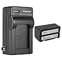 Kastar 1-Pack Battery and AC Wall Charger Replacement for Hitachi VM-BPL13, VM-BPL13A, VM-BPL13J, VM-BPL27, VM-BPL27A, VM-BPL30, VM-BPL60 Battery