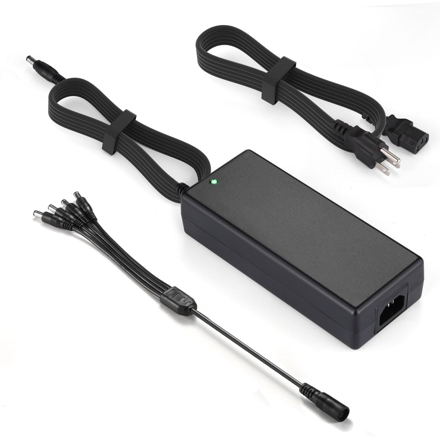 12V 10A Power Supply Adapter AC100-240V to DC12V10A Max120W Power Supply Adapter Converter with 5.5x2.1mm DC Output Jack for WS2815 WS2811 5050 3528…